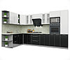 Угловая кухня Мила Пластик 1,88х3,4 ВТфабрика Интерлиния, фото 2