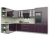 Угловая кухня Мила Пластик 1,88х3,4 ВТфабрика Интерлиния, фото 5