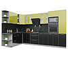 Угловая кухня Мила Пластик 1,88х3,4 ВТфабрика Интерлиния, фото 6