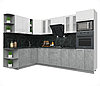 Угловая кухня Мила Пластик 1,88х3,0 ВТ фабрика Интерлиния, фото 2
