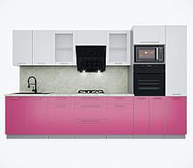 Кухня Мила Пластик 3,4 ВТ(много цветов и комбинаций и размеров !) фабрика Интерлиния, фото 2