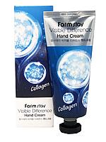FarmStay Крем для рук с коллагенмом Visible Difference Hand Cream Black Pearl, 100 мл