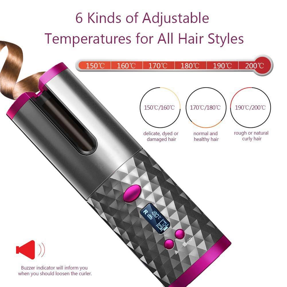 Беспроводная плойка для волос Cordless Automatic Hair Curler - фото 5 - id-p172971651