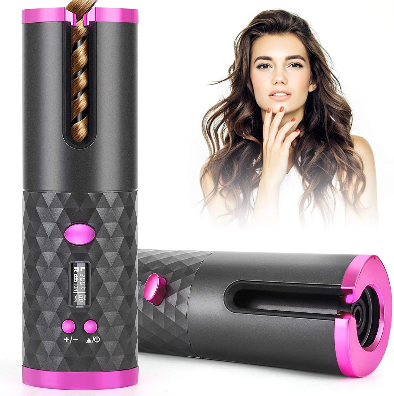 Беспроводная плойка для волос Cordless Automatic Hair Curler - фото 7 - id-p172971651