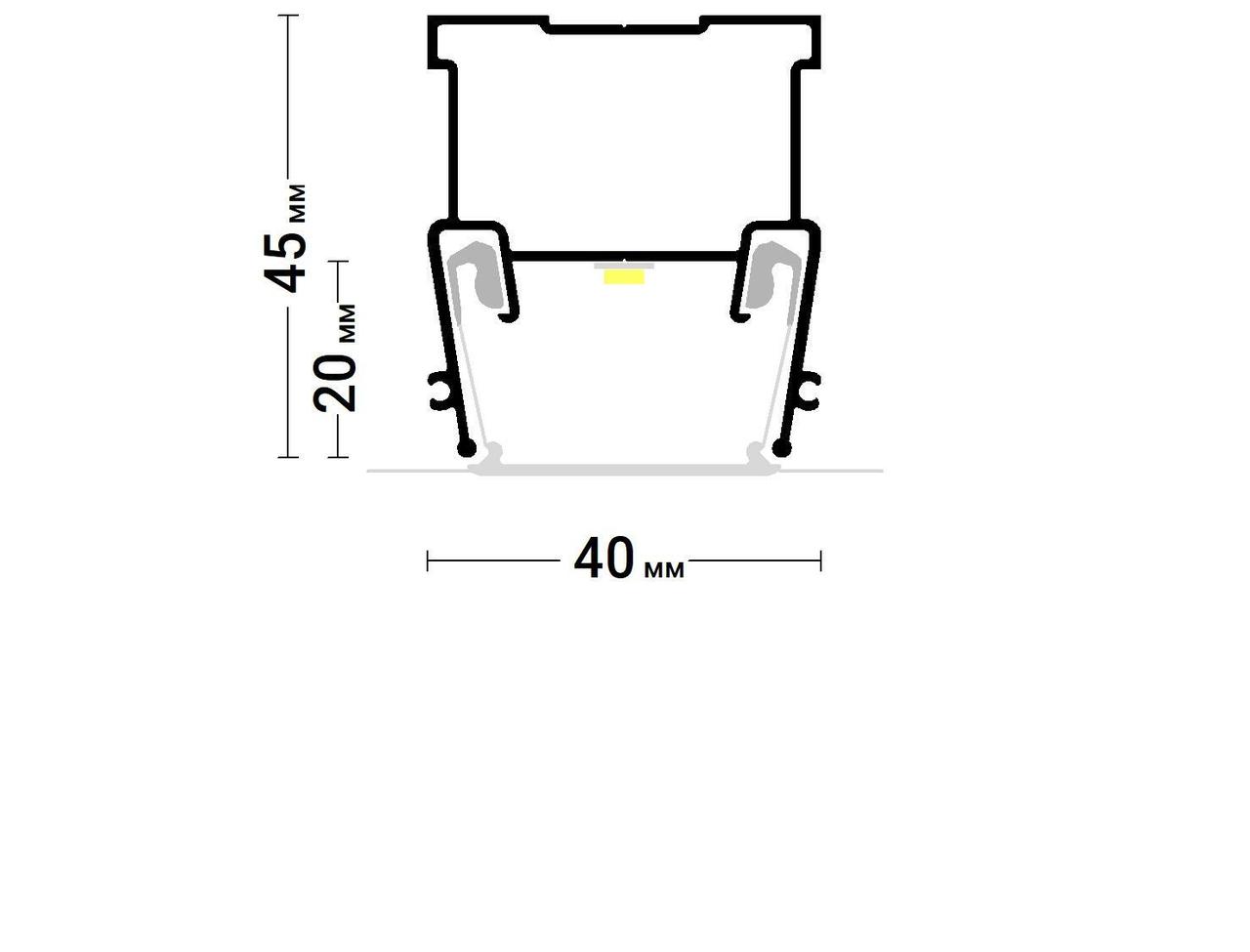 Рассеиватель поликарбонат для световой линии 30мм - фото 3 - id-p172971798