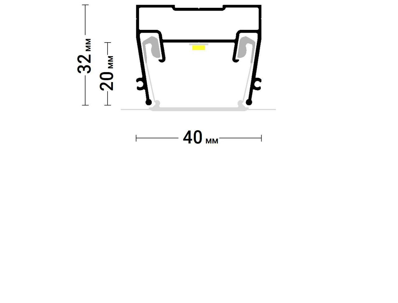 LINE 30 SLIM Световая линия - фото 2 - id-p172971874