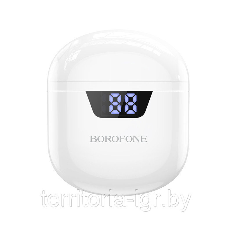 Беспроводная Bluetooth-гарнитура BW05 Plus TWS белый Borofone - фото 4 - id-p172974424