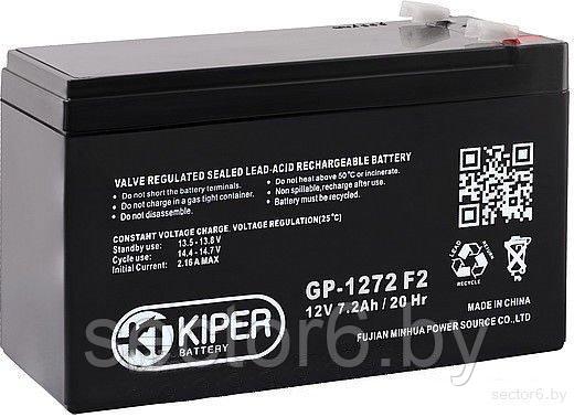 Аккумулятор для ИБП Kiper GP-1272 F2 (12В/7.2 А·ч), фото 2