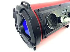 Портативная колонка Бумбокс (Bluetooth) CARACTERISTICAS 1602 (красный), фото 2