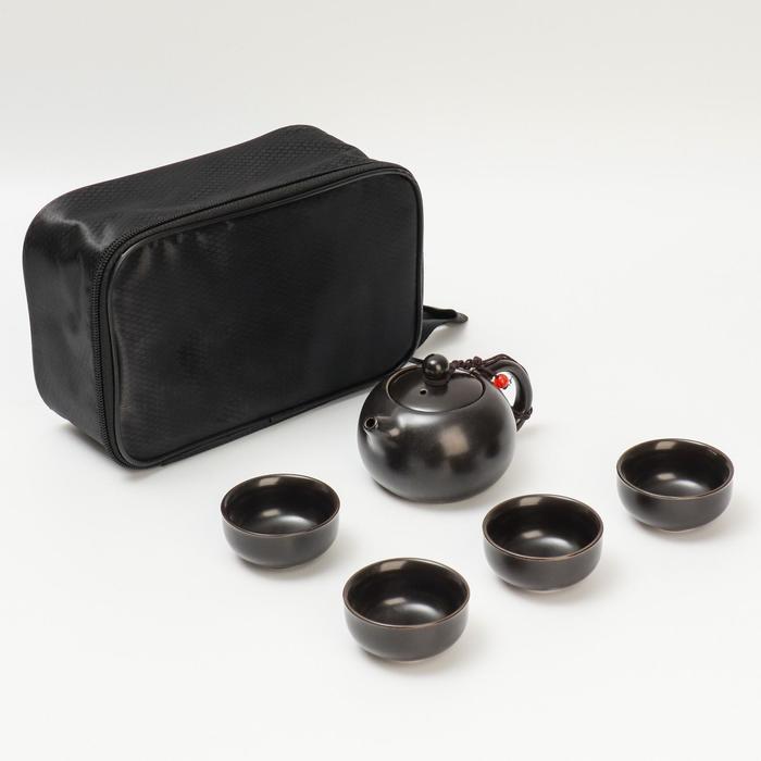 Набор для чайной церемонии «Агат» 5 предметов в сумке - фото 2 - id-p172980738