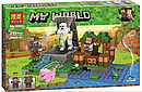 Детский конструктор Minecraft Майнкрафт Bela 10962 голем на ферме аналог лего Lego my world мой мир ферма, фото 3