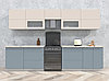Кухня Мила Матте 3,3Б (много цветов и комбинаций и размеров) фабрика Интерлиния, фото 4