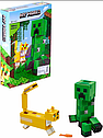 Детский конструктор BELA Майнкрафт 11474 Крипер скелет и оцелот, аналог Лего Lego Minecraft мой мир my world, фото 3