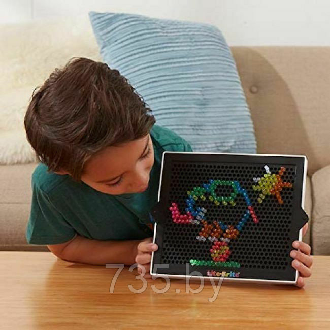 Развивающая светящаяся мозаика LITE BRITE с шаблонами - фото 5 - id-p172992050