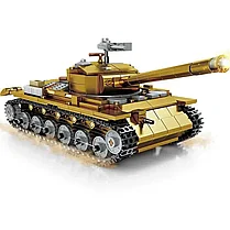 Конструктор Немецкий средний танк Panzerkampfwagen IV со светом, KAZI 82045, аналог Лего, фото 2