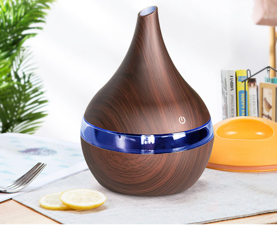 Увлажнитель воздуха (аромадиффузор) Луковица Mini Atomization Humidifier, 7 цветов (Светлое дерево) - фото 3 - id-p172998910