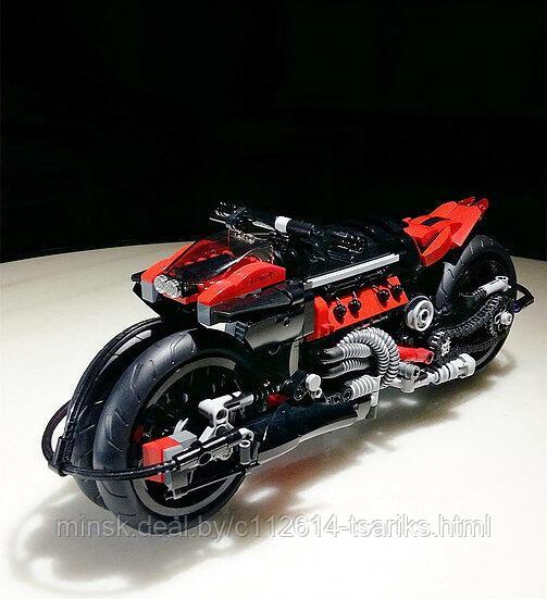 Конструктор XINGBAO XB-03021 MOC Футуристичный мотоцикл - фото 5 - id-p115630395