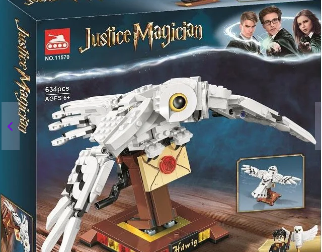 Детский конструктор Гарри Поттер Букля сова герои 11570 аналог лего Lego - фото 4 - id-p173003952