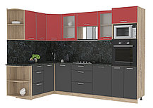 Угловая кухня Мила стандарт 1,68х2,8 ВТ  много цветов и комбинаций- фабрика Интерлиния, фото 3