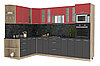 Угловая кухня Мила стандарт 1,88х3,0 ВТ  много цветов и комбинаций- фабрика Интерлиния, фото 2