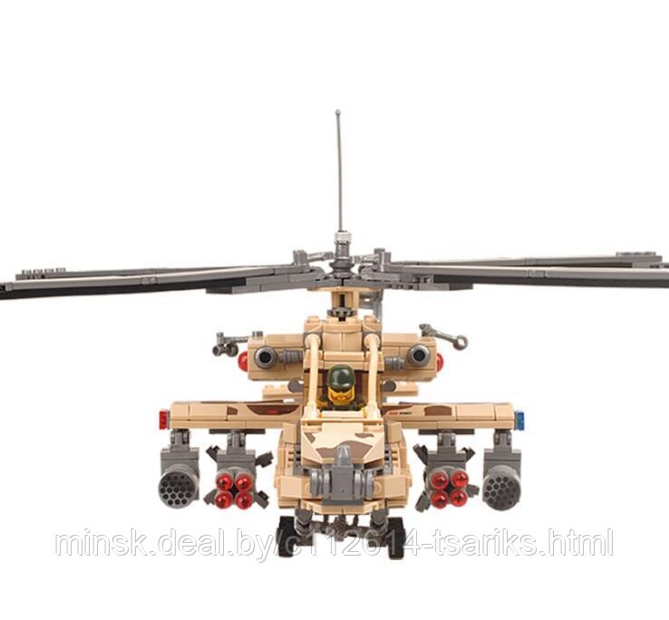 Конструктор KAZI KY84020 Ударный вертолёт Apache AH-64 - фото 5 - id-p115630694