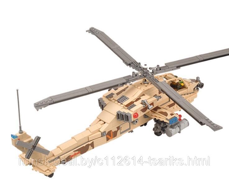 Конструктор KAZI KY84020 Ударный вертолёт Apache AH-64 - фото 6 - id-p115630694