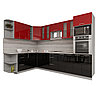 Угловая кухня Мила Глосс 1,88х3,0ВТ много цветов и комбинаций фабрика Интерлиния, фото 4