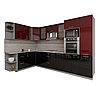 Угловая кухня Мила Глосс 1,88х3,2ВТ много цветов и комбинаций фабрика Интерлиния, фото 2