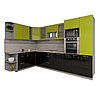 Угловая кухня Мила Глосс 1,88х3,2ВТ много цветов и комбинаций фабрика Интерлиния, фото 3