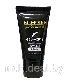 Гель+акрил Memoire Professional 30 мл. Clear (прозрачный)