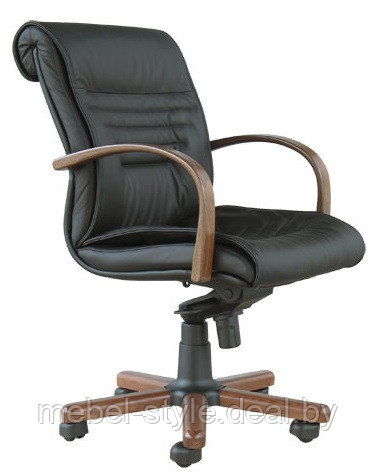 Кресло руководителя ВИП экстра для офиса и дома, VIP Extra ЭКО кожа черная - фото 2 - id-p1781917
