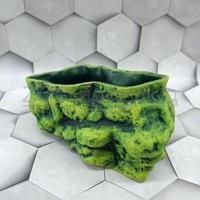 Камень для растений (зеленый) К-27з