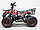 Квадроцикл GreenCamel Гоби K45 (36V 800W R6 Цепь) быстросъемная, ножной тормоз, красный экстрим, фото 3