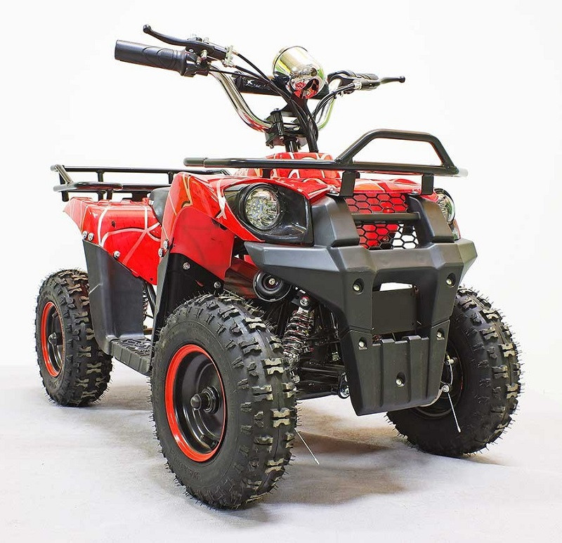 Квадроцикл GreenCamel Гоби K40 (36V 800W R6 Цепь) быстросъемный, красный паук - фото 9 - id-p173050760