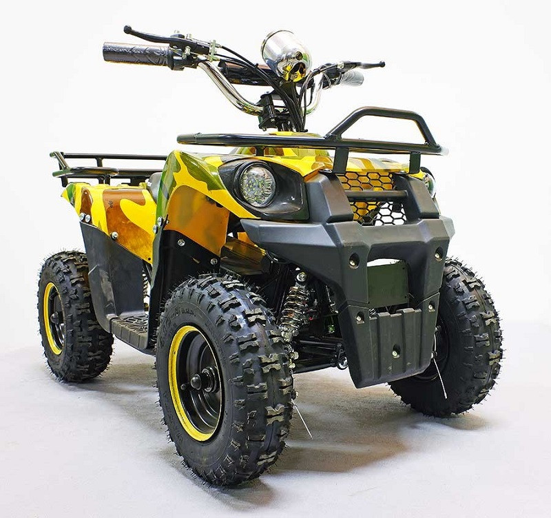 Квадроцикл GreenCamel Гоби K40 (36V 800W R6 Цепь) быстросъемный, армейский желтый - фото 2 - id-p173050761