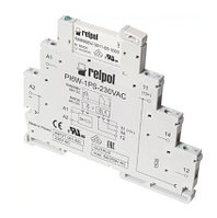 Реле интерфейсное PIR6W-1PS-230VAC/DC-R, 1CO, 6A(250VAC), 230VAC/DC, LED, W=6.2mm