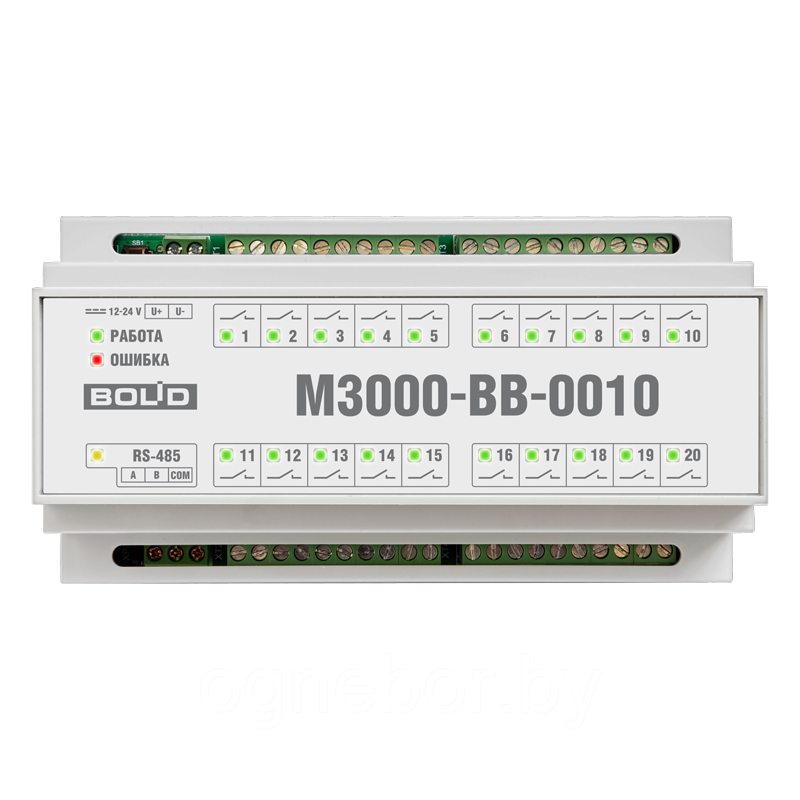 Модуль ввода-вывода М3000-ВВ-0010 - фото 1 - id-p173062464