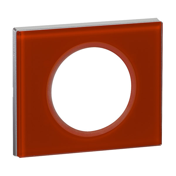 Рамка 1-ая (одинарная), цвет смальта кармин (стекло), LEGRAND CELIANE - фото 1 - id-p150680114