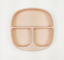 Тарелка секц soft pink