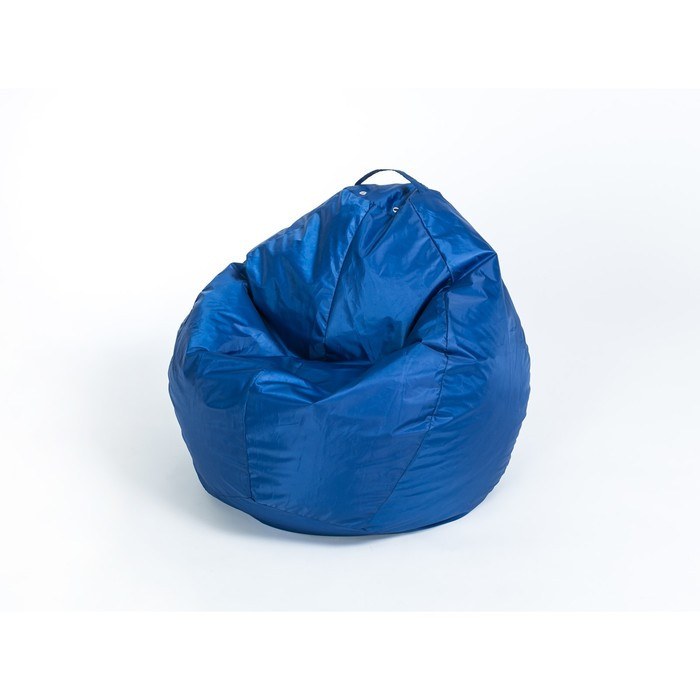 Кресло - мешок «Груша» малая, ширина 60 см, высота 85 см, цвет синий, плащёвка - фото 1 - id-p173061760
