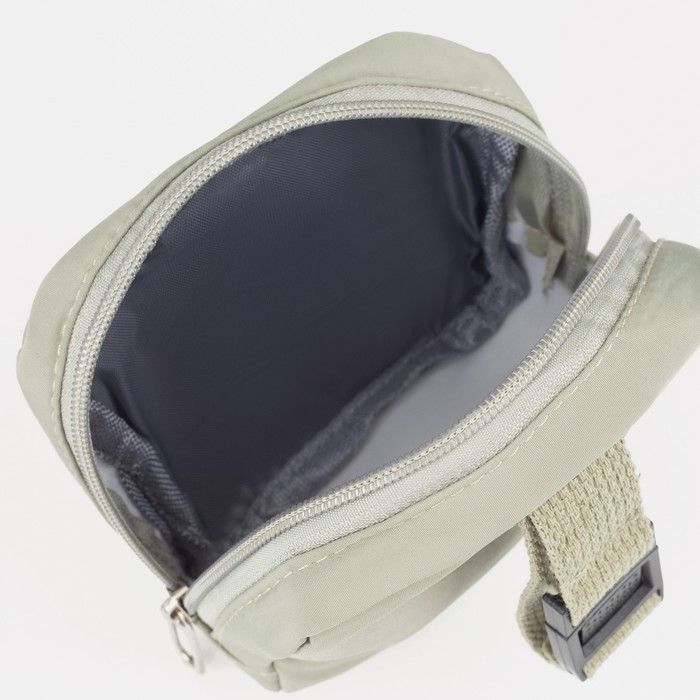 Рюкзак, отдел на молнии, наружный карман, сумочка, цвет зелёный - фото 8 - id-p173052504