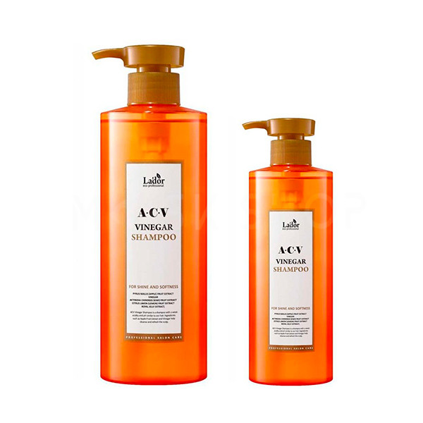 Шампунь для волос с яблочным уксусом LA'DOR ACV VINEGAR SHAMPOO 150 мл - 430мл