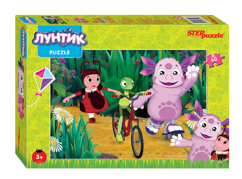 Мозаика puzzle 60 Лунтик (Мельница) 81128СП