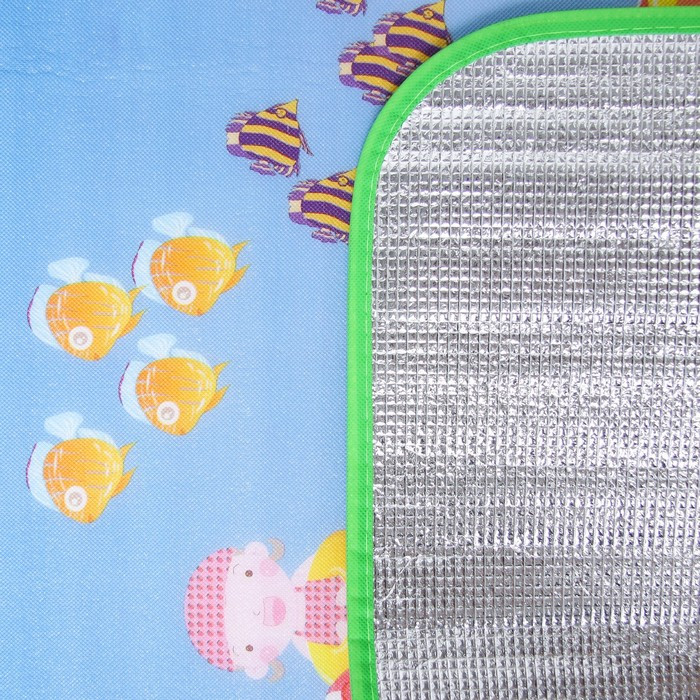 Коврик детский на фольгированной основе «Море и пляж», размер 180х150 см - фото 2 - id-p173061153