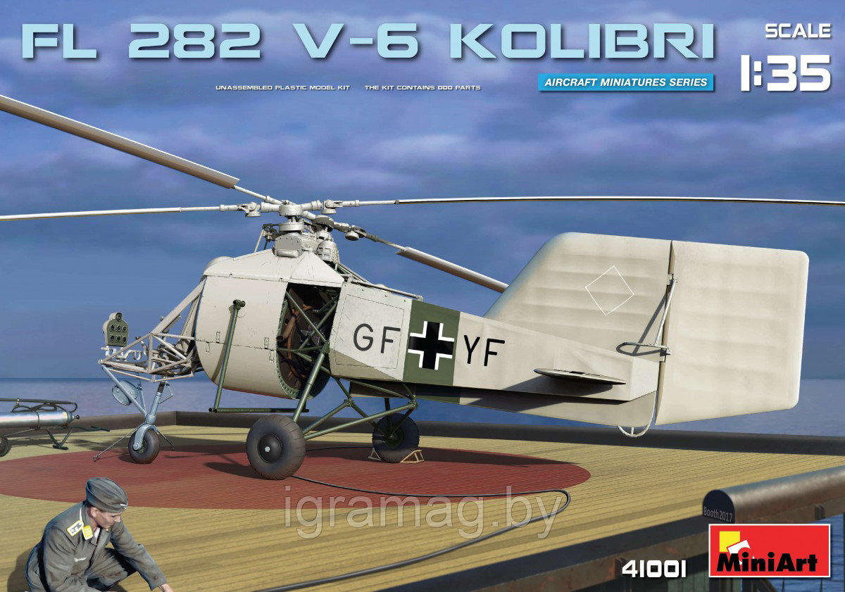 Сборная модель Вертолет Fl 282 V-6 Колибри 1:35
