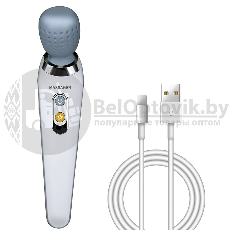 Портативный вибромассажер для шеи и тела Smart wireless handy massager ST 806 (5 режимов работы) - фото 5 - id-p173068379