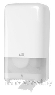 Диспенсер TORK Mid-size для туалетной бумаги в миди рулонах пластиковый T6 ) ( белый ) - фото 1 - id-p173068808