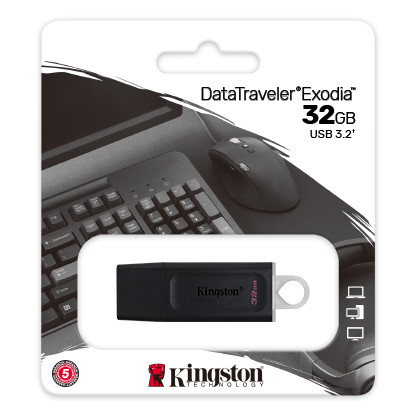 USB флэш-накопитель 32Gb 3.2 Kingston DataTraveler Exodia - фото 4 - id-p173068748