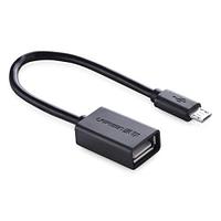 OTG Кабель Micro USB 0.15м UGREEN US133-10396 Черный