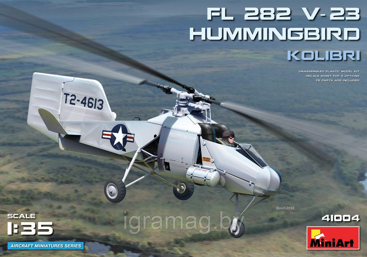 Сборная модель Вертолет Fl 282 V-23 Hummingbird Колибри 1:35